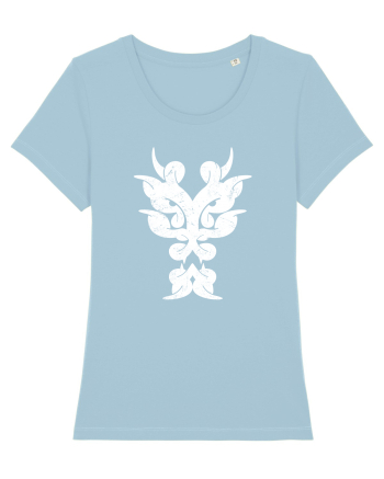 Dragon în Stil Tribal Sky Blue