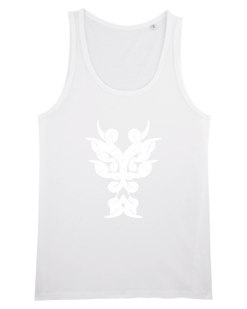 Dragon în Stil Tribal White