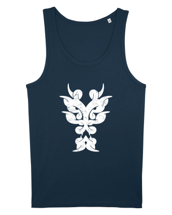 Dragon în Stil Tribal Navy