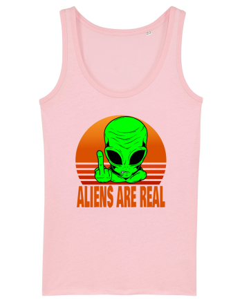 Aliens Are Real Cotton Pink