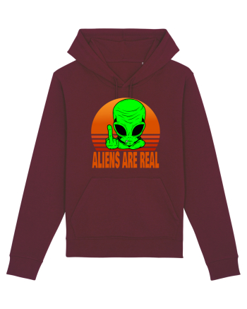 Aliens Are Real Burgundy