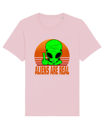 Aliens Are Real Cotton Pink