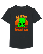 Aliens Research Team Tricou mânecă scurtă guler larg Bărbat Skater
