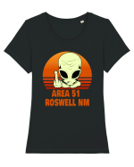 Area 51 Roswell NM Tricou mânecă scurtă guler larg fitted Damă Expresser