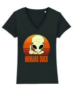Humans Suck Tricou mânecă scurtă guler V Damă Evoker