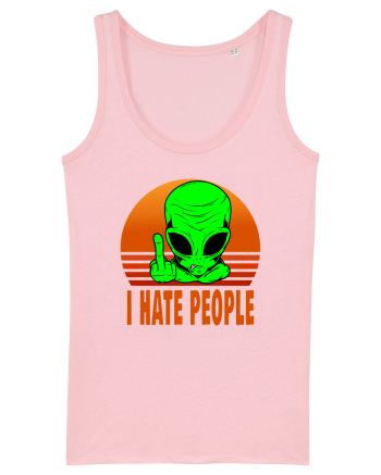 I Hate People Cotton Pink