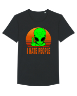 I Hate People Tricou mânecă scurtă guler larg Bărbat Skater