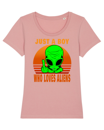 Just A Boy Who Loves Aliens Canyon Pink