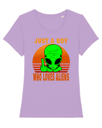 Just A Boy Who Loves Aliens Lavender Dawn