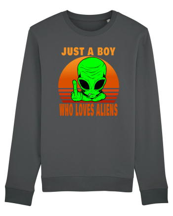 Just A Boy Who Loves Aliens Anthracite