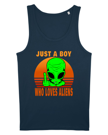 Just A Boy Who Loves Aliens Navy