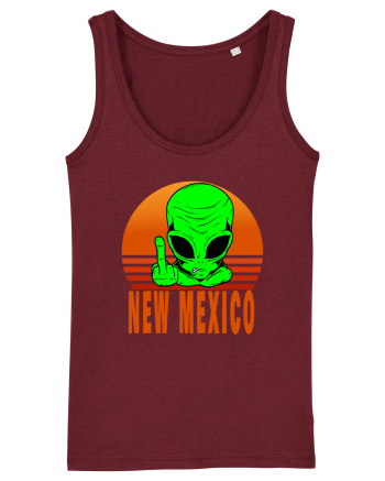 New Mexico Area 51 Alien Burgundy