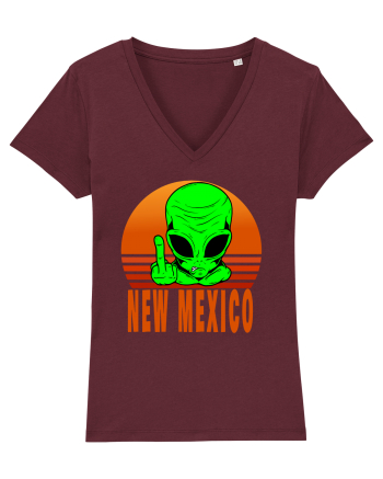New Mexico Area 51 Alien Burgundy
