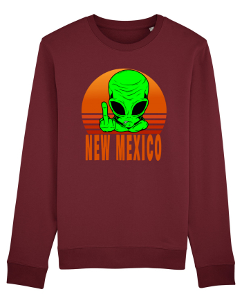 New Mexico Area 51 Alien Burgundy