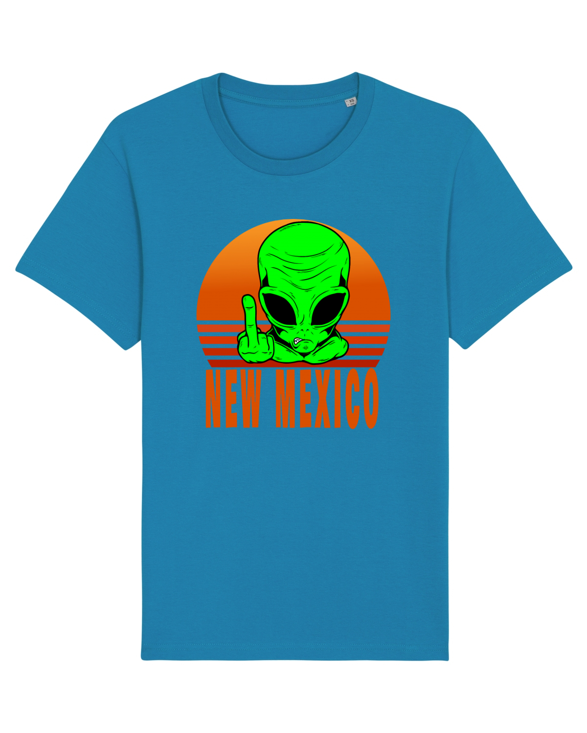 Tricou mânecă scurtă Unisex Rocker Azur