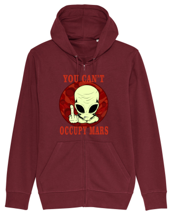 You Can't Occupy Mars Planet Burgundy