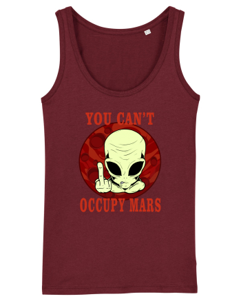 You Can't Occupy Mars Planet Burgundy