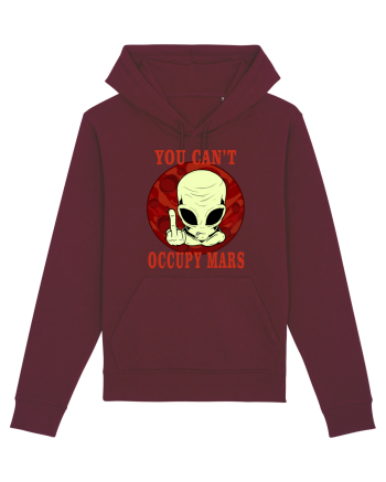 You Can't Occupy Mars Planet Burgundy