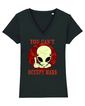 You Can't Occupy Mars Planet Black