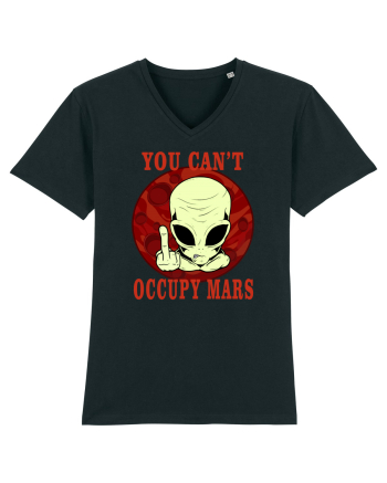 You Can't Occupy Mars Planet Black