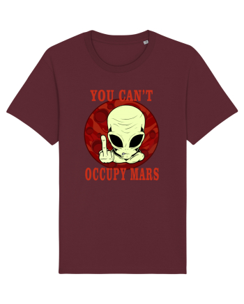 You Can't Occupy Mars Planet Burgundy