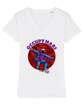 Astronaut Skater Occupy Mars White