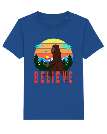 Believe Bigfoot Retro Majorelle Blue