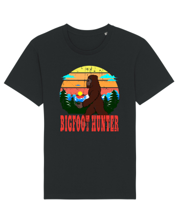 Bigfoot Hunter Grunge Style Black