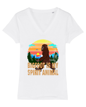 Bigfoot Is My Spirit Animal White