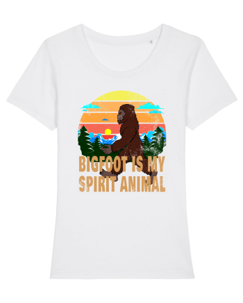 Bigfoot Is My Spirit Animal White