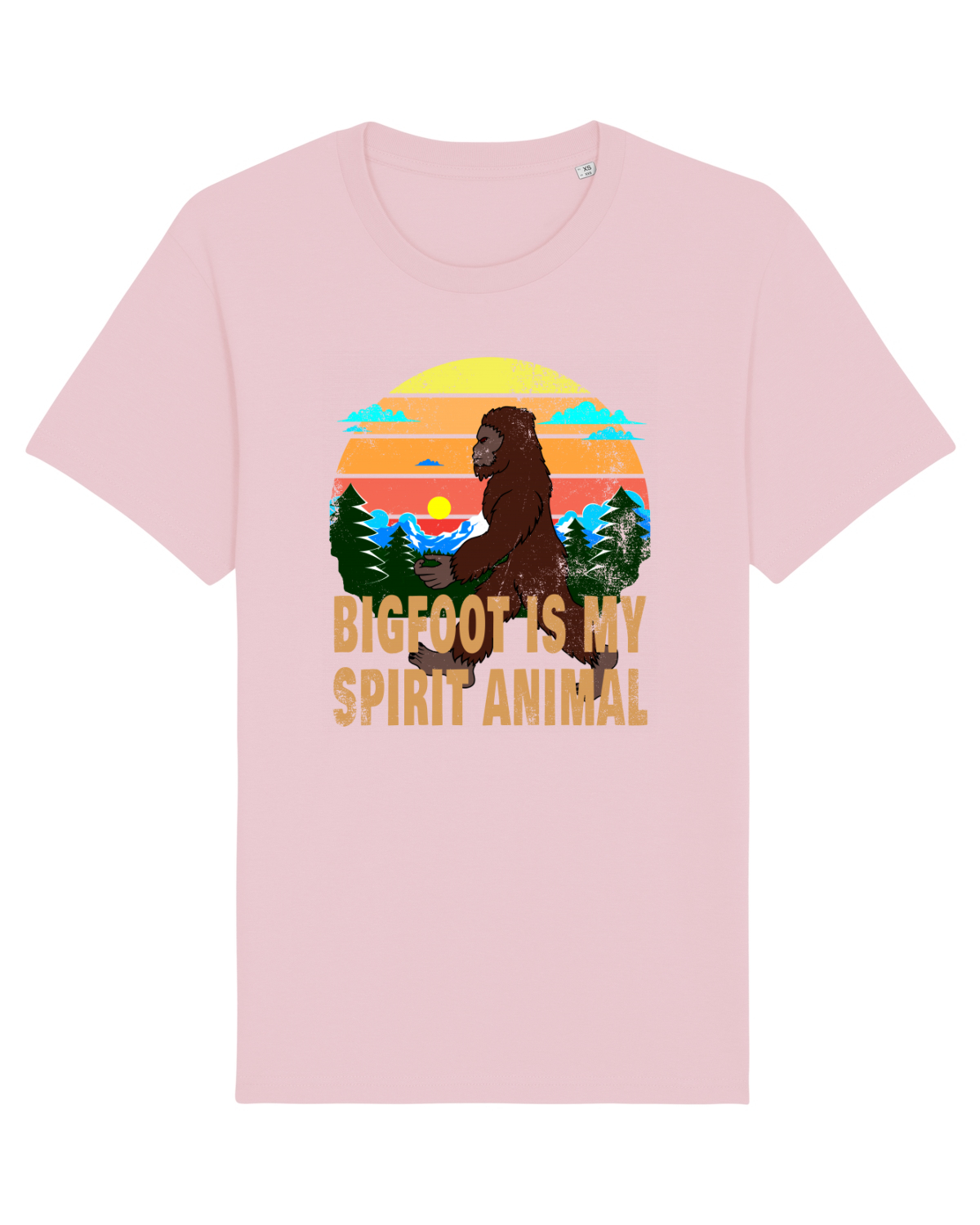 Tricou mânecă scurtă Unisex Rocker Cotton Pink