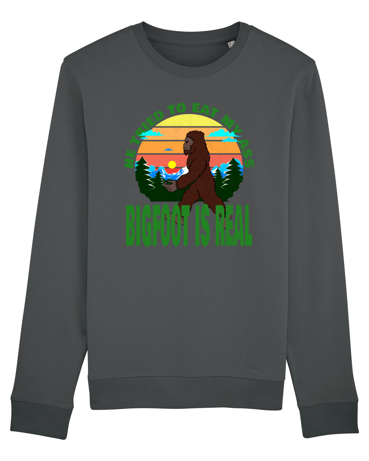 Bluză mânecă lungă Unisex Rise Anthracite