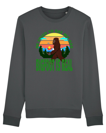 Bigfoot Is Real He Tried To Eat My Ass Grunge Anthracite