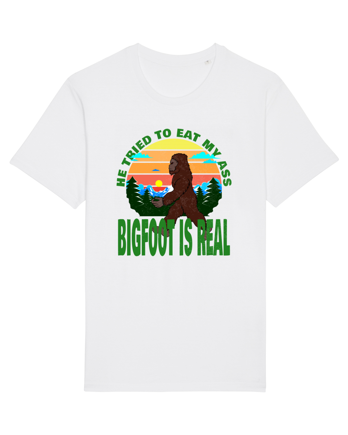 Tricou mânecă scurtă Unisex Rocker White