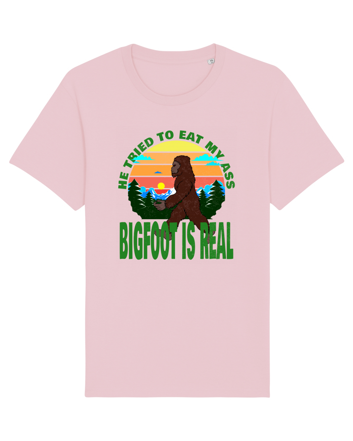 Tricou mânecă scurtă Unisex Rocker Cotton Pink