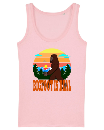 Bigfoot Is Real Cotton Pink