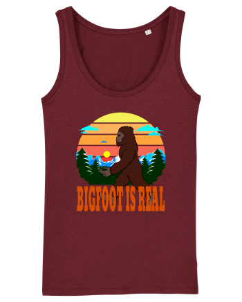 Bigfoot Is Real Burgundy