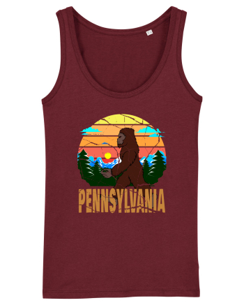 Bigfoot Pennsylvania Vintage Burgundy