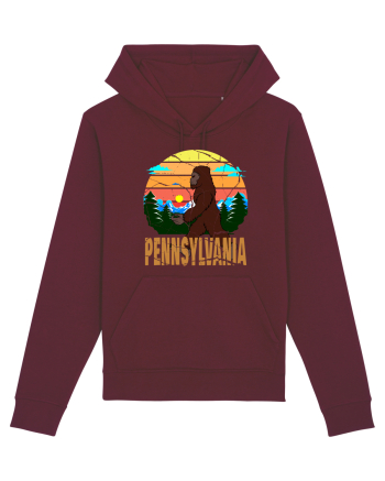Bigfoot Pennsylvania Vintage Burgundy