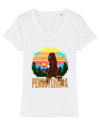 Bigfoot Pennsylvania Vintage White