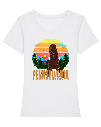 Bigfoot Pennsylvania Vintage White