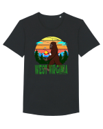 Bigfoot West Virginia Tricou mânecă scurtă guler larg Bărbat Skater