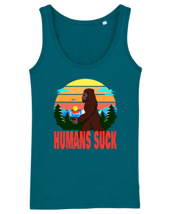 Humans Suck Retro Bigfoot Ocean Depth