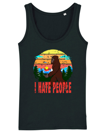 I Hate People Vintage Bigfoot Black
