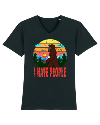 I Hate People Vintage Bigfoot Black