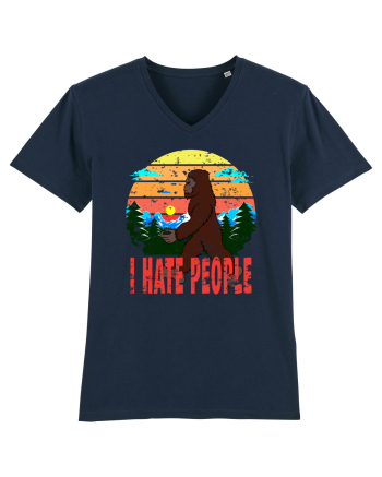 I Hate People Vintage Bigfoot French Navy