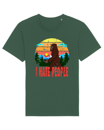 I Hate People Vintage Bigfoot Bottle Green