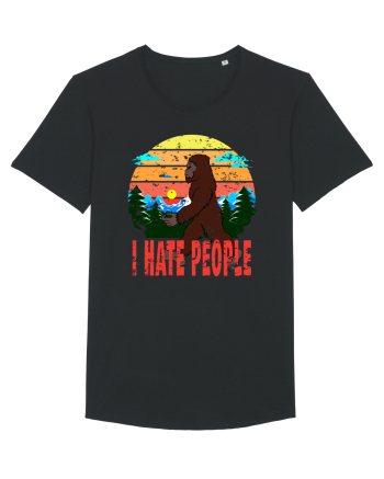 I Hate People Vintage Bigfoot Black