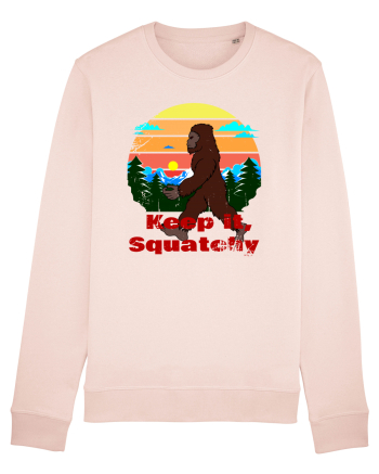 Keep It Squatchy Retro Bigfoot Candy Pink