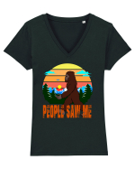 People Saw Me Tricou mânecă scurtă guler V Damă Evoker